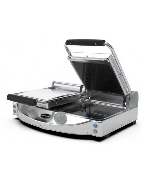 %product-name%Piastra vetroceramica con piani lisci 2 x cm 25 x 25 e coperchi rigati