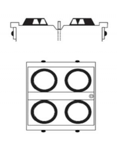 Maggiorazione per piano ribassato con canale centrale per...