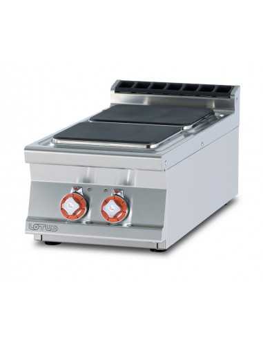 Professional Electric Cooktop - N° 2 burners -...