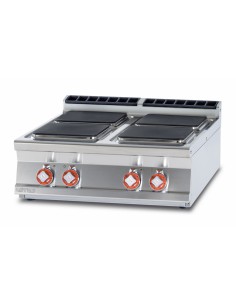 Piano cottura elettrico - N° 4 piastre quadre - cm 80 x...