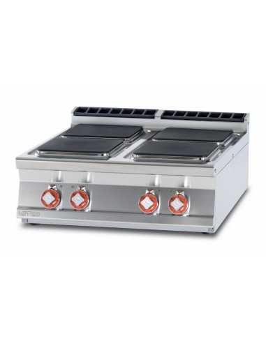 Electric cooker - N° 4 square plates - cm 80 x 90 x 28 h