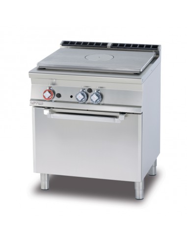 Gas cooker - Ventilated electric oven - Plate - cm 80 x 70,5 x 90 h