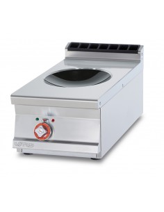 Professional electric stove - N. 1 wok burner - cm 40 x 90 x 28 h