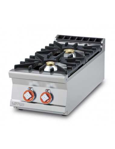 Gas cooker - N. 2 fires - cm 40 x 90 x 28 h