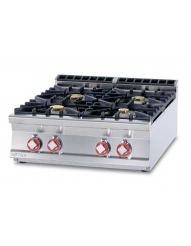 Gas cooker - N. 4 fires - cm 80 x 90 x 28 h