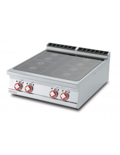 Cocina eléctrica profesional de inducción - cm 80 x 90 x 28h