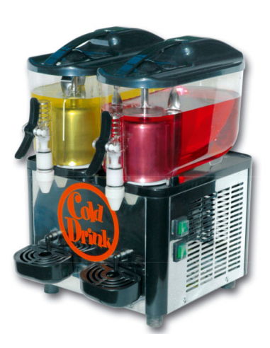 Refrigeratore bibite - Capacità litri 6 x 2 - cm 34 x 38 x 51 h