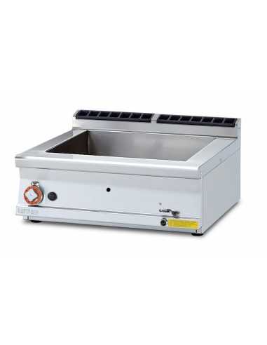 Gas bath - N GN 2/1 + n.2 x GN 1/3 h.15 -  cm 80 x 90 x 28 h