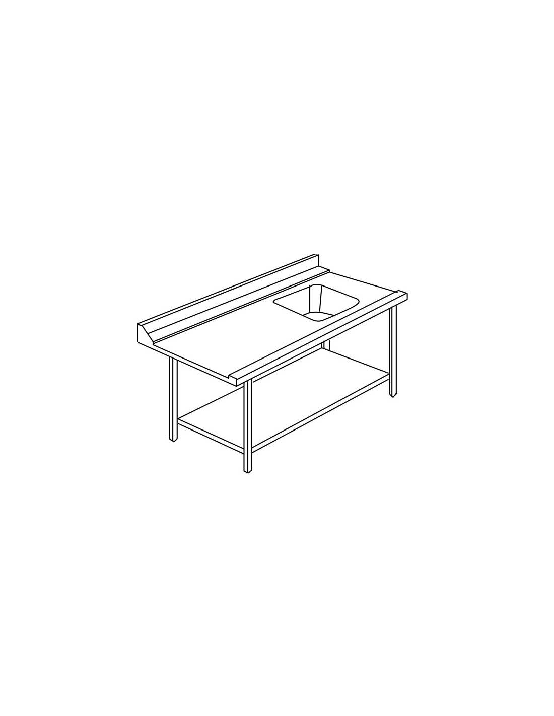 Entrance table cm 121 x 78 SX