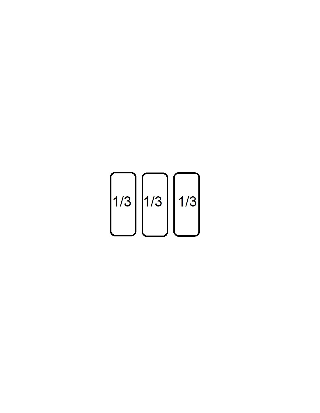 Combination : Basket n. 3 x 1/3 - cm 16 x 29 x 20 h