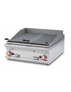Professional Gas Grill - Adjustable Lava Stone - cm 80 x...