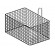 Stainless steel pasta cooker basket - GN 1/4 - Dimensions 10 x 14 x 13.5 h cm