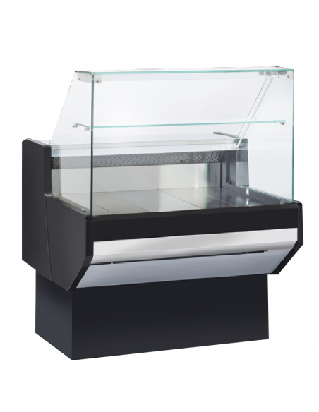Food counter - Ventilated - Straight glass - cm 104 x 91 x 129 h