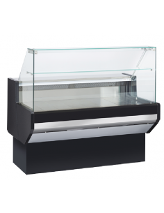 Food counter - Ventilated - Straight glass - cm 150 x 91...