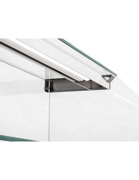 Mostrador alimentación - Ventilado - Cristal recto - cm 200 x 91 x 105h