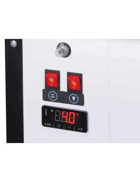 Mostrador alimentación - Ventilado - Cristal recto - cm 200 x 91 x 105h
