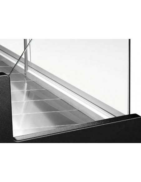 Mostrador alimentación - Ventilado - Cristal recto - cm 200 x 91 x 105h