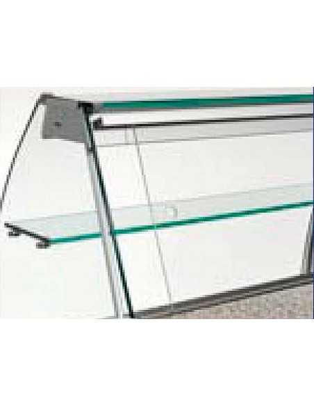 Mostrador alimentación - Ventilado - Cristal recto - cm 200 x 91 x 105h