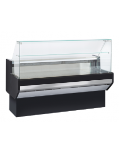 Food counter - Ventilated - Straight glass - cm 200 x 91...