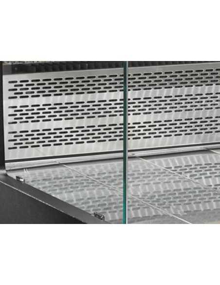 Banco alimentare - Statico - Vetro dritto - cm 150 x 79 x 122 h