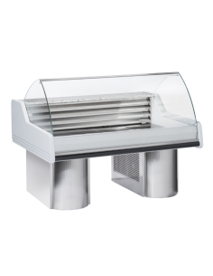 Banco alimentare - Vetro curvo - Statico - cm 150 x 120 x...