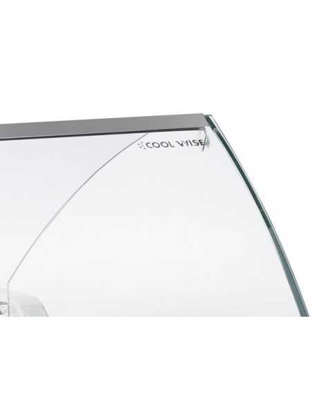 Food counter - Curved glass - Static - cm 150 x 120 x 118 h