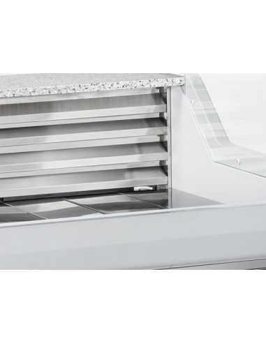 Food bank - Curved glass - Static - cm 200 x...