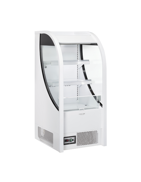 Murale refrigerato - Acciaio verniciato - Bianco - Ventilato - Temp. +2/+10° C - cm 64 x 74.1 x 145.7 h