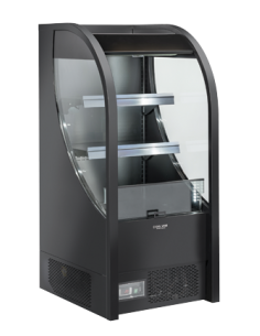 Muro refrigerado - Acero pintado - Negro - Ventilado - Temperatura +2/+10° C - cm 64 x 74.1 x 145.7 h