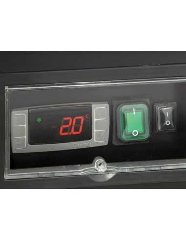 Refrigerated wall - Painted steel - Black -...