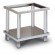 Trestle with shelf - Dimensions cm 60 x 58.5 x 60 h