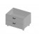Base with drawers - N°2 drawers GN 2/1 - 4 GN 1/1 h 15 - Plastic - Dimensions cm 80 x 61.5 x 60h