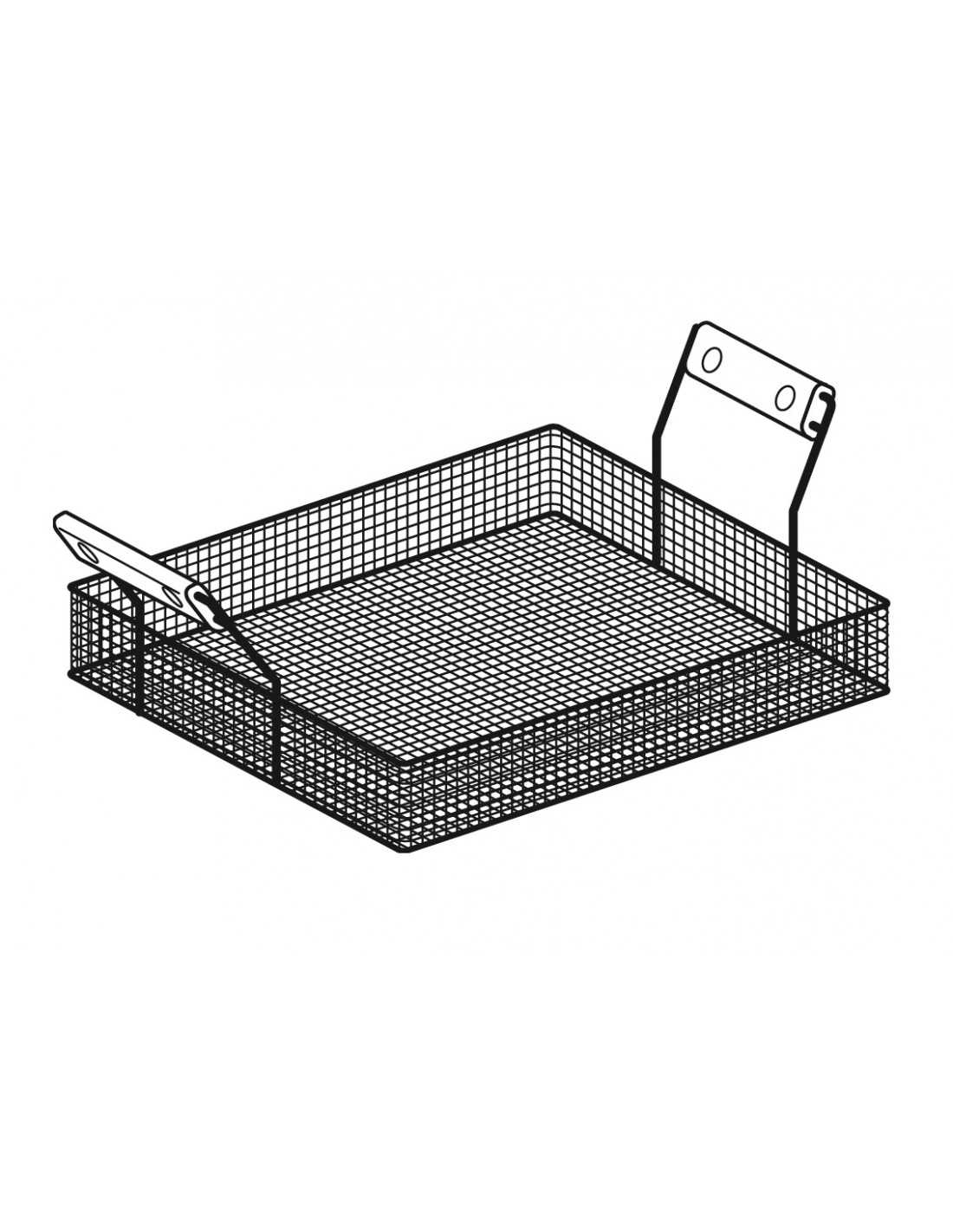 Cesta GN 1/1 - Dimensiones cm 65 x 33 x 17 h