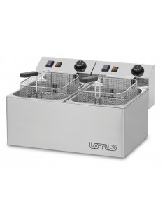 Professional Electric Fryer - Capacity: lt: 7+7 - cm: 54...