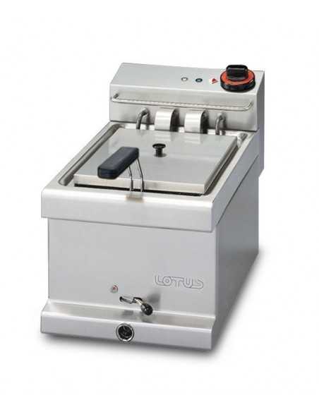 Professional Electric Deep Fryer - Capacity lt 6 - 30 x 51 x 25 cm h
