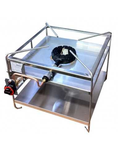 Professional Floor-Standing Stove - cm 64 x 76...