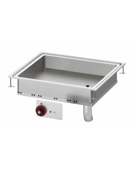 Professional Electric Griddle - Multifunctional, Freestanding - cm 80 x 60 x 28 h