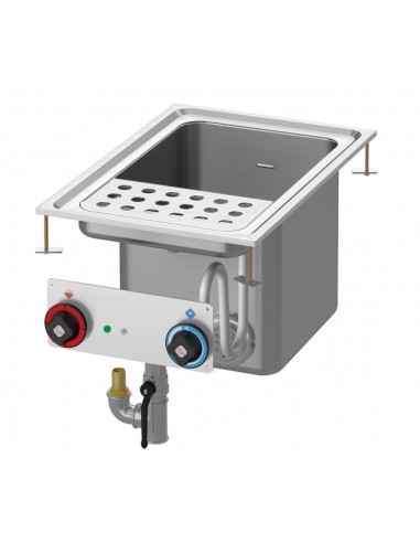 Electric cooker - Capacity liters 25 - Floor drain - cm 40 x 60 x 51 h