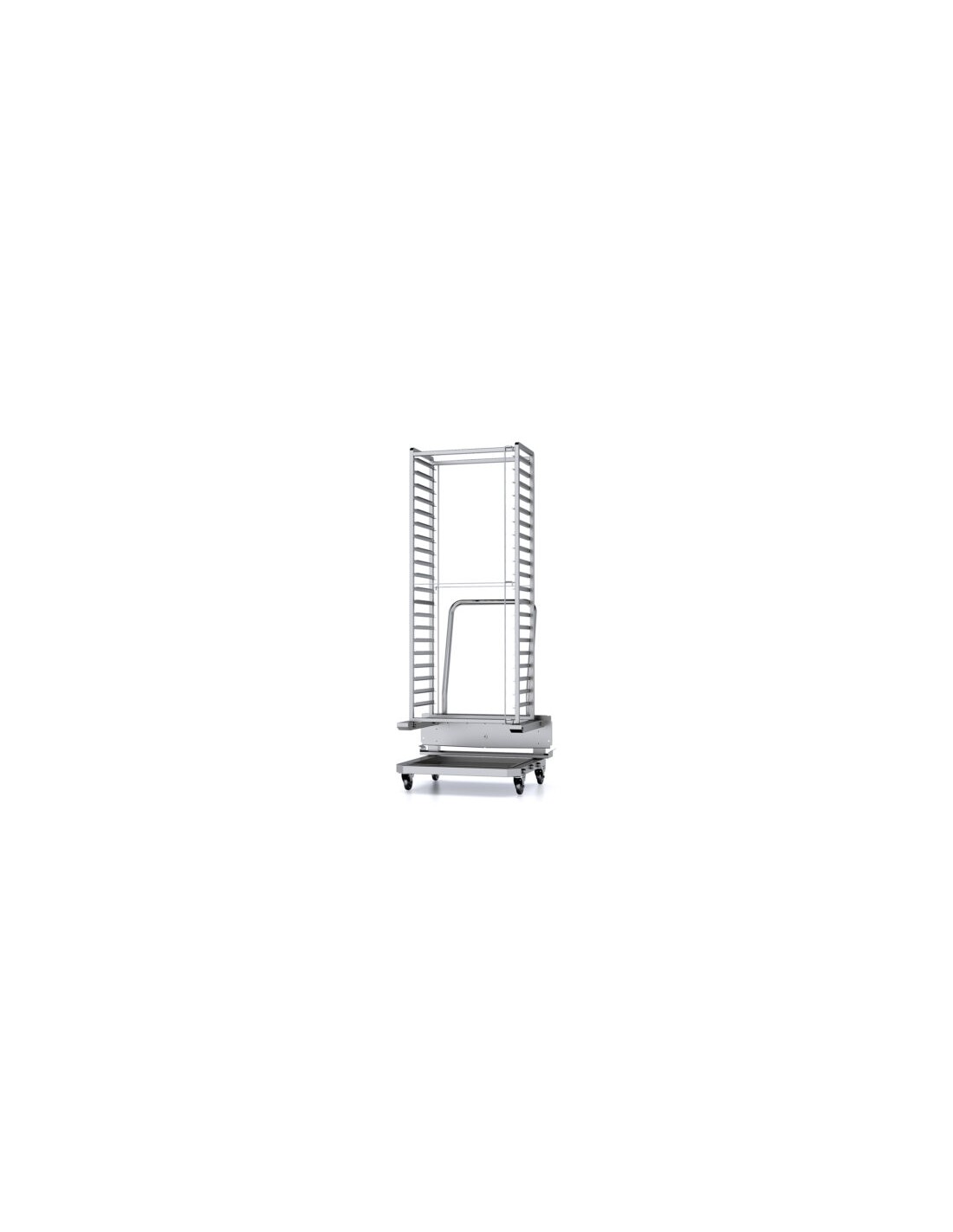 Trolley - Capacity No. 20 sheets GN 1/1 - Weight 39 kg - Dimensions cm 64.6 x 71.1 x 177.5 h