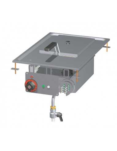 Freidora eléctrica - Capacidad 10 litros - cm 40 x 60 x 39 h