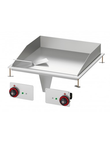 Fry top electric - Stainless steel - cm 60 x 60 x 22 h