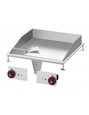 Professional Electric Fry Top - Smooth Chrome...