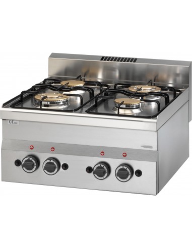 Gas cooker -  N. 4 fires - Banco - Cm 60 x 60 x 28 h