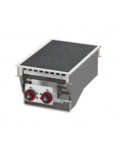 Professional Induction Cooktop  - N° 2 zones - cm 40 x 60...