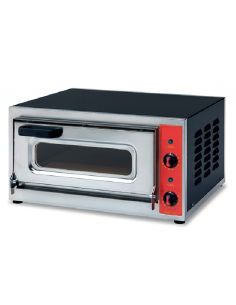Horno de pizza eléctrico para 1 pizza - cm 55,5 x 46 x 29 h