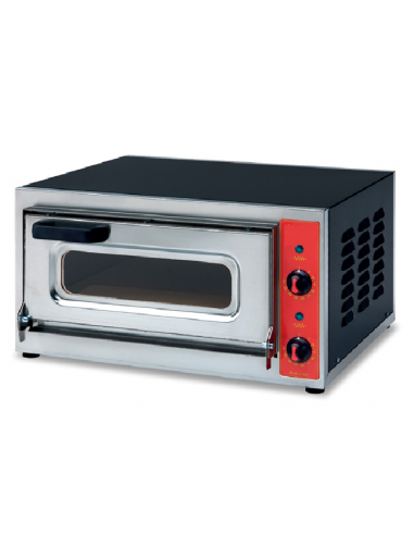 Electric oven - 1 pizza Ø 40 cm - Dimensions 55.5 x 46 x 29 h cm