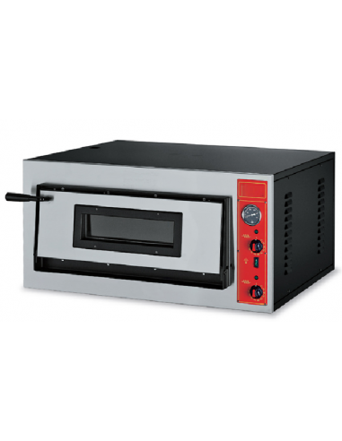 Electric oven - N. 6 pizzas Ø 30 cm - cm 90 x 102 x 42 h
