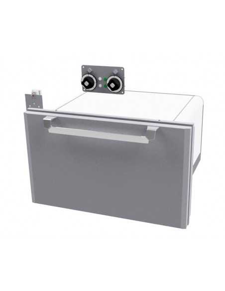 Professional static oven - GN 2/1 (N. 1 rack cm 67 x 71) - cm 80 x 85.5 x 48.6 h
