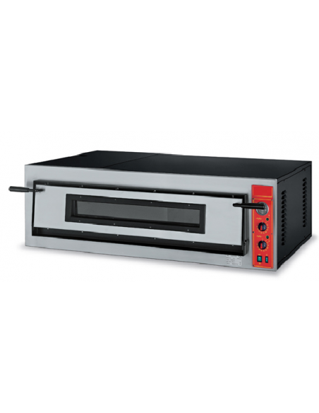 Horno de pizza eléctrico para 9 pizzas - cm 137 x 121 x 42 h