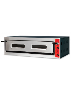 Horno de pizza eléctrico con 3 bandejas - cm 154,5 x 83 x 46,5 h